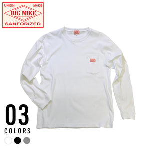 BIG MIKE/ビッグマイク サングラスポケット ロングスリーブTシャツ 102018300