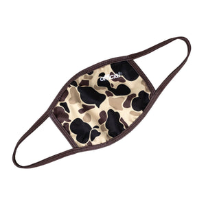 OFFICIAL/オフィシャル FACE MASK DUCK CAMO BROWN マスク