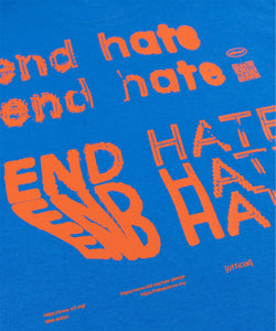 OFFICIAL/オフィシャル END HATE - TAKE ACTION T-SHIRT プリントTシャツ