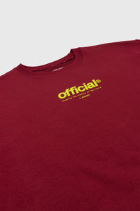 OFFICIAL/オフィシャル History of the Future Crewneck Sweater (Burgundy)