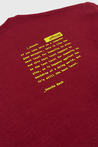 OFFICIAL/オフィシャル History of the Future Crewneck Sweater (Burgundy)