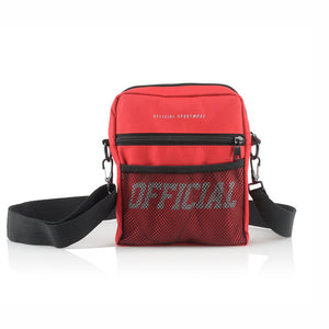 OFFICIAL/オフィシャル MELROSE UTILITY BAG - RED ショルダーバッグ
